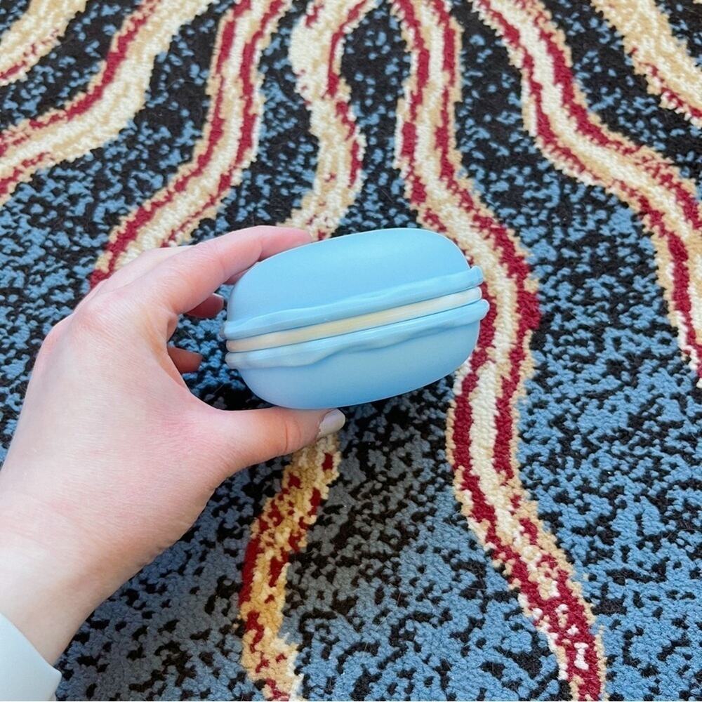 Baby Blue Macaron Hard Storage Case Desk Travel Organization